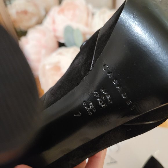 CASADEI Embellished  Platform Pumps In Black size 37 - Picture 9 of 16